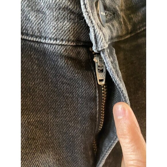 Anine Bing Jax Jean Size 27 Vintage Gray Low Rise Ankle Length Skinny Zipper - Picture 5 of 7